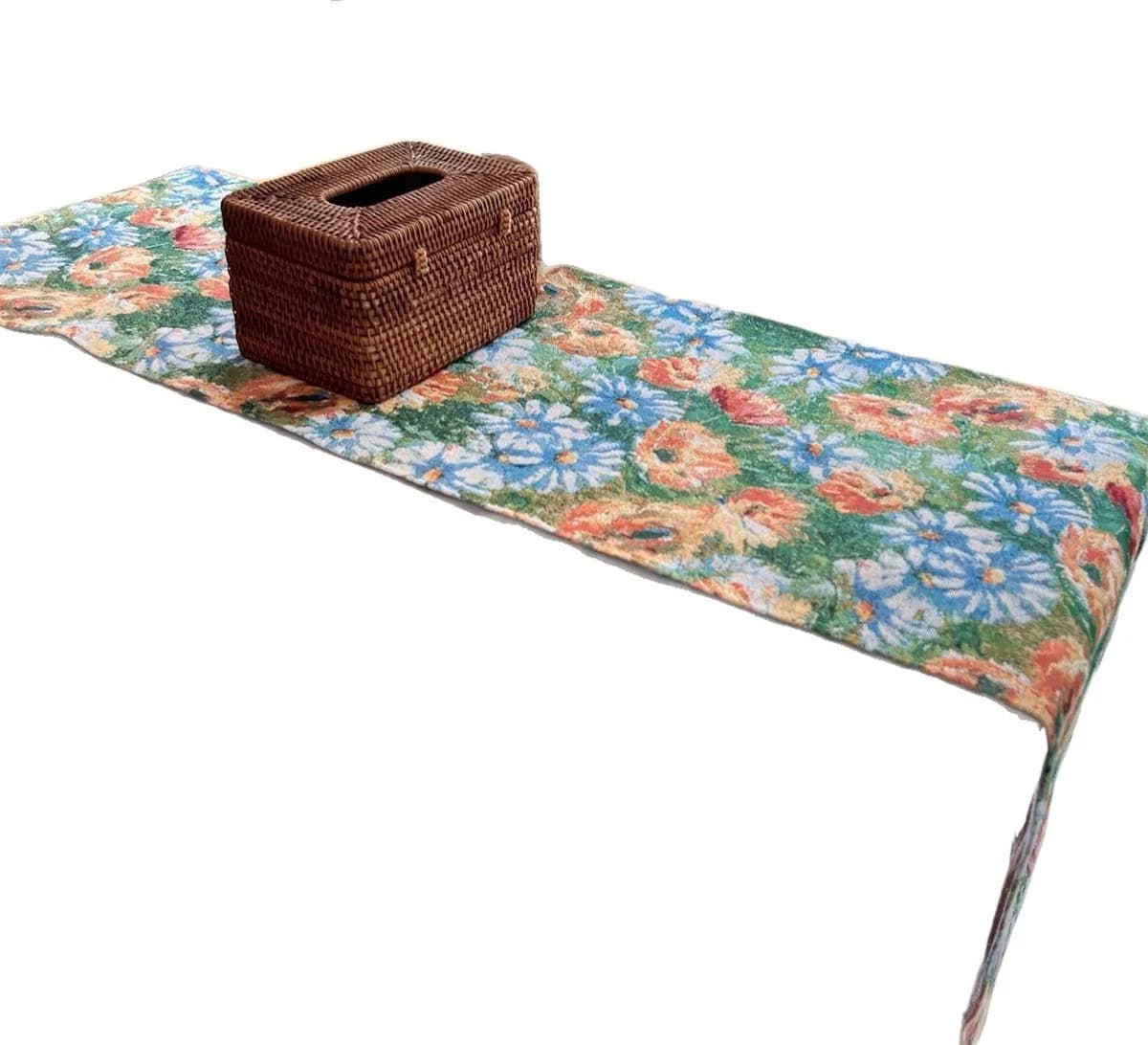 Stolni bijeg i podmetači Monet vrt, mješavina pamuka