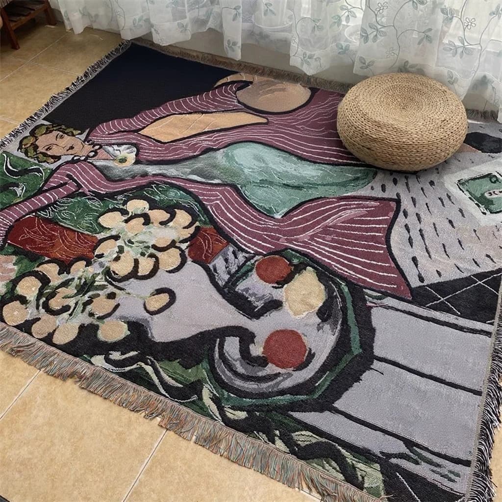 Umjetnička tapiserija u stilu Matissea za ukras zida ili kauča